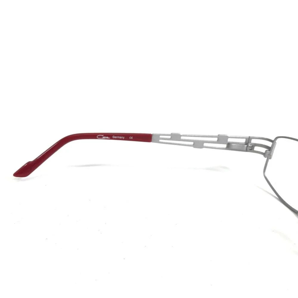 Cazal Eyeglasses Frames MOD.4190 COL.003 Matte Red Silver Rectangular 51-16-135